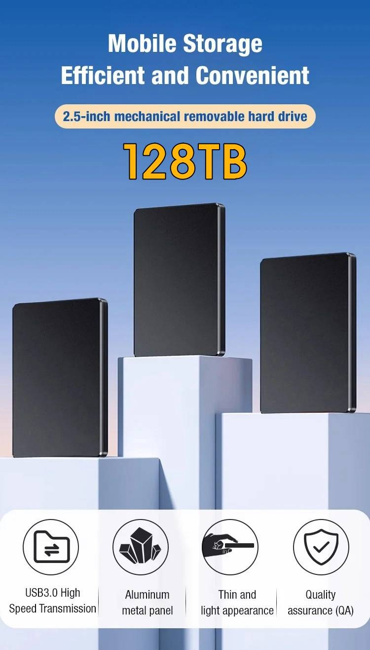 128TB Portable External SSD USB3.1 Gen2