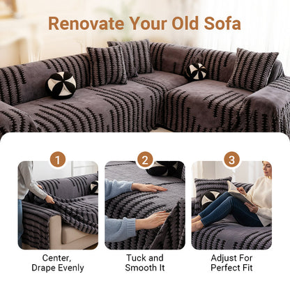 🔥Soft Plush Non-Slip Couch Cover💖