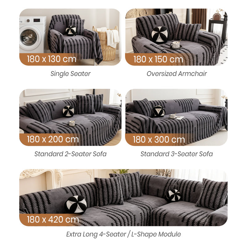 🔥Soft Plush Non-Slip Couch Cover💖