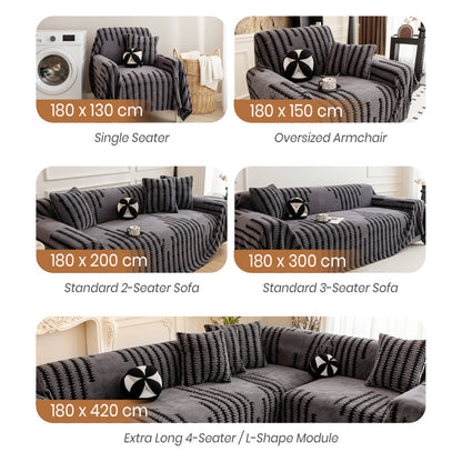 🔥Soft Plush Non-Slip Couch Cover💖