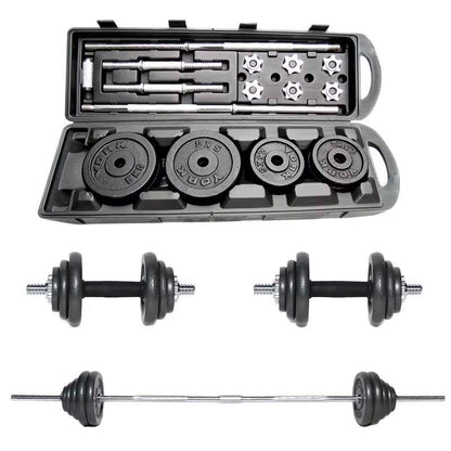 50KG Adjustable Dumbbell& Barbell Set
