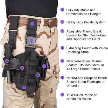 Tactical Adjustable Thigh Holster