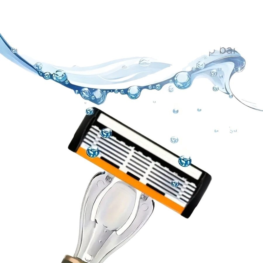 Men'S Six-Layer Stainless Steel Razor