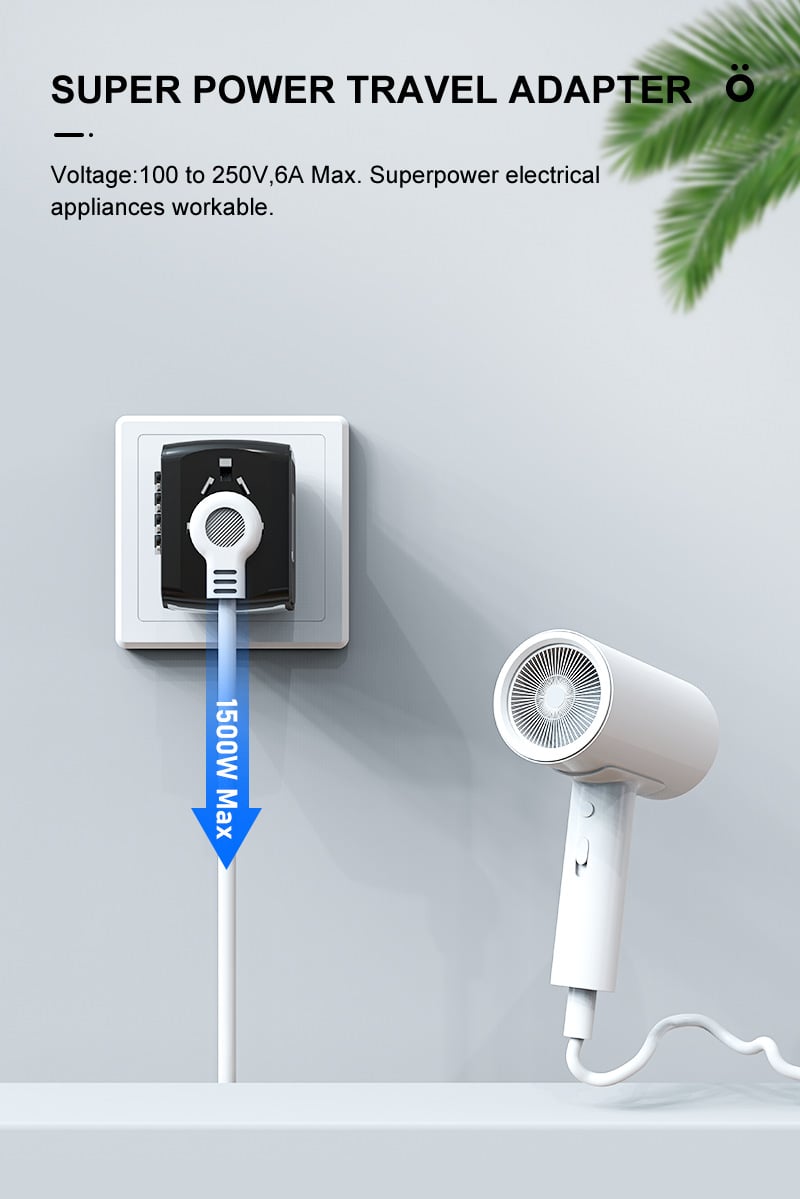 Multifunctional travel charger converter