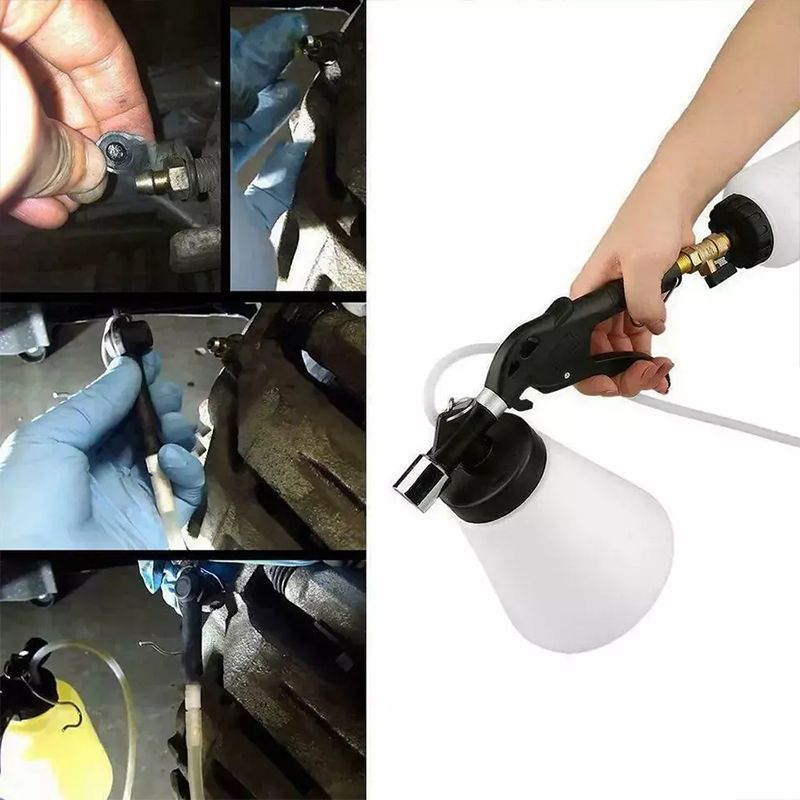 Pneumatic Brake Fluid Bleeder Tool Kit