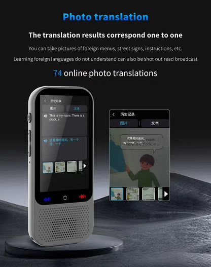 Smart language translation device, instant translation device supporting 138 languages
