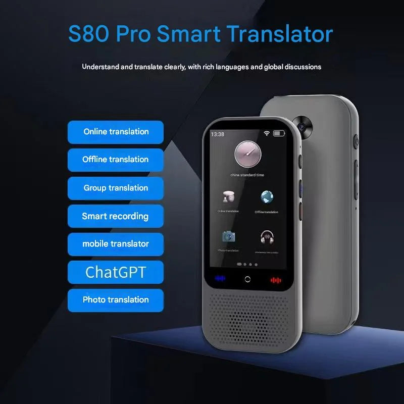 Smart language translation device, instant translation device supporting 138 languages