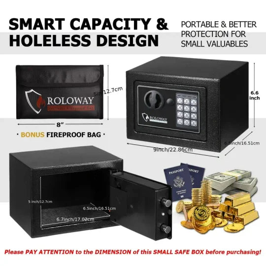 Home steel lock safe