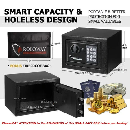Home steel lock safe