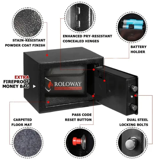 Home steel lock safe