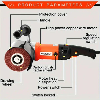 1400W Handheld Stainless Steel Polisher
