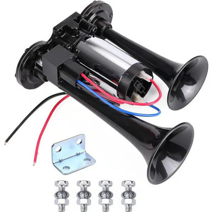 Train Air Horn 120dB – Fits Trucks, Cars & Boats | 12V/24V, Waterproof & Tool-Free Install