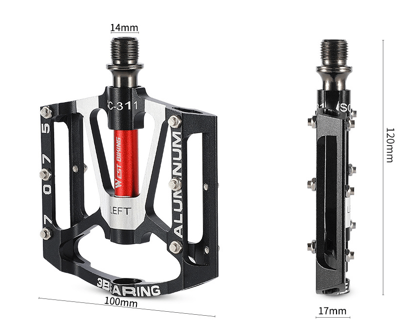 WEST BIKING CNC Bearing Pedals - A New Cycling Experience