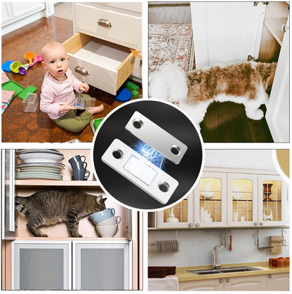 Ultra-thin invisible cabinet door magnets