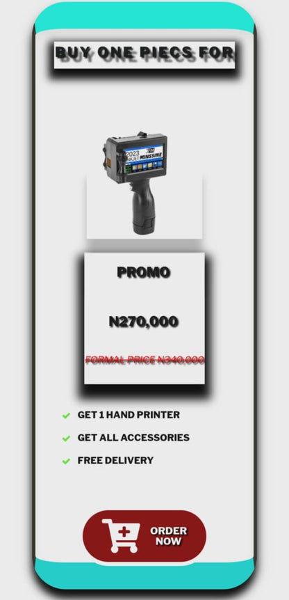 Handheld Inkjet Printer