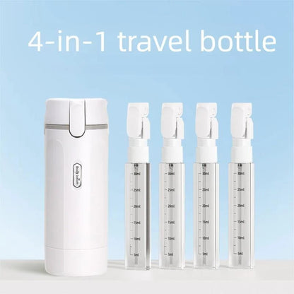 Avera 4-in-1 Travel Dispenser Bottle for Toiletries