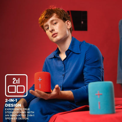 Twin 2-in-1 Mini Portable Bluetooth Speaker🎶