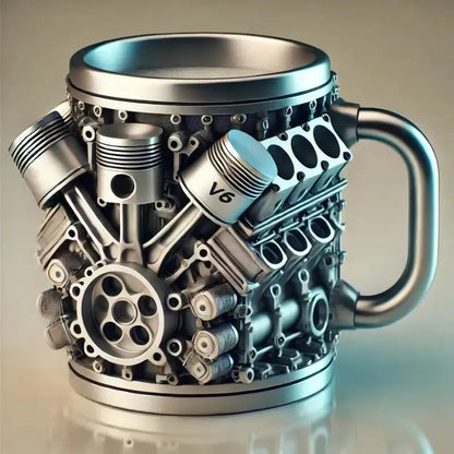 🔥V8 Engine Themed Coffee Mug
