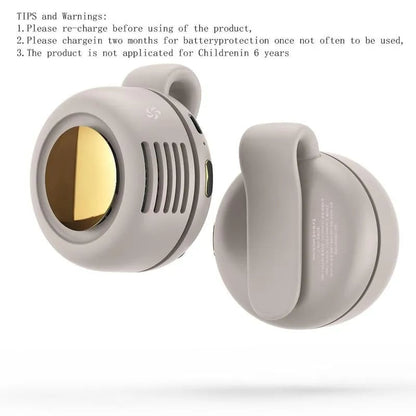 Mini Portable Fan, 360° Rotatable Small Personal Fan that Blow Cold Air