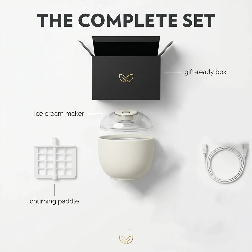 2026 New Model Ice Cream & Sorbet Maker - DIY Frozen Desserts
