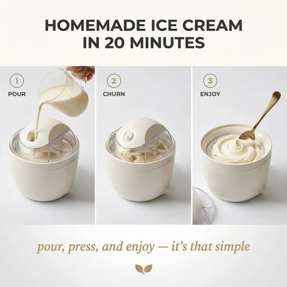 2026 New Model Ice Cream & Sorbet Maker - DIY Frozen Desserts