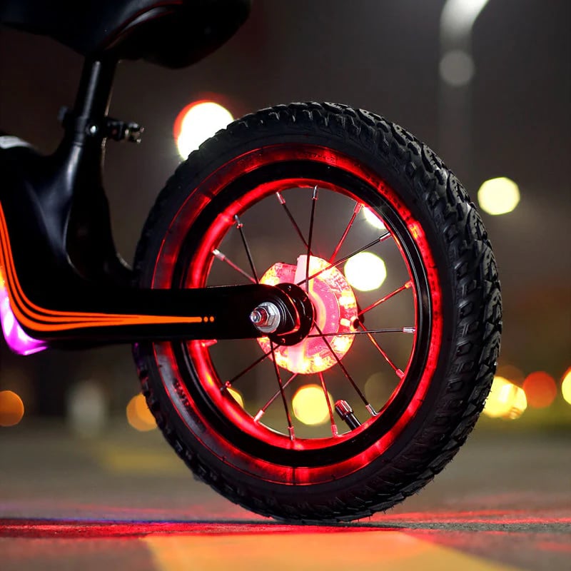 🚴 Bunte Fahrradfelgenbeleuchtung — Für coole Nächte & mehr Sicherheit 🎉💡