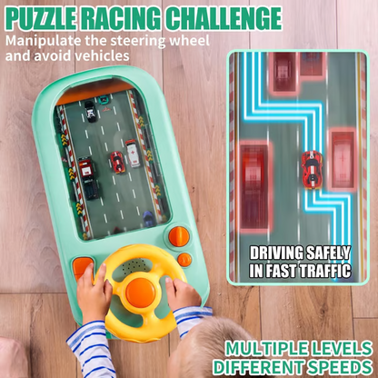 Racing Car Toy with Steering Wheel