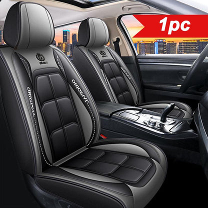 Premium Leather Front Seat Covers – Universal Fit for Sedans, SUVs & Trucks