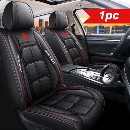 Premium Leather Front Seat Covers – Universal Fit for Sedans, SUVs & Trucks