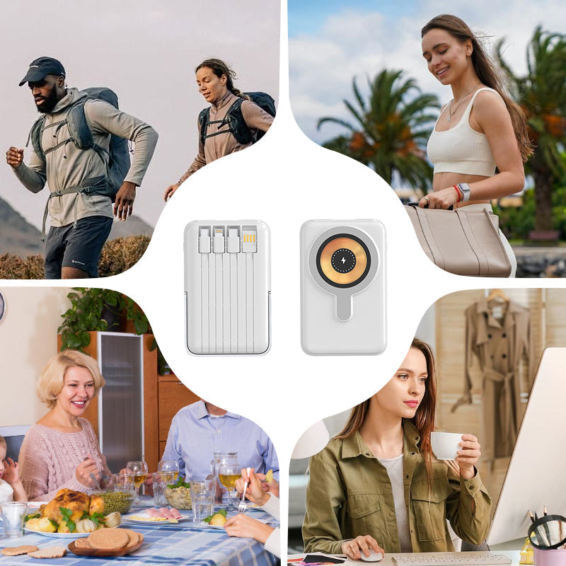 Magnetic Wireless Power Bank 10000mAh Fast Chargrs