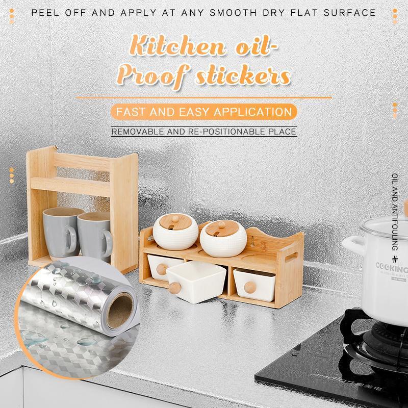Kitchen Peel and Stick Wallpaper Backsplash Waterproof Kitchen Stickers