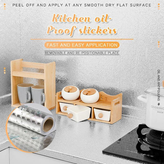 Kitchen Peel and Stick Wallpaper Backsplash Waterproof Kitchen Stickers
