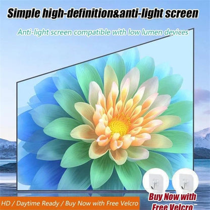 High Definition Projection Screen - 120-inch Diagonal 🎬🌟