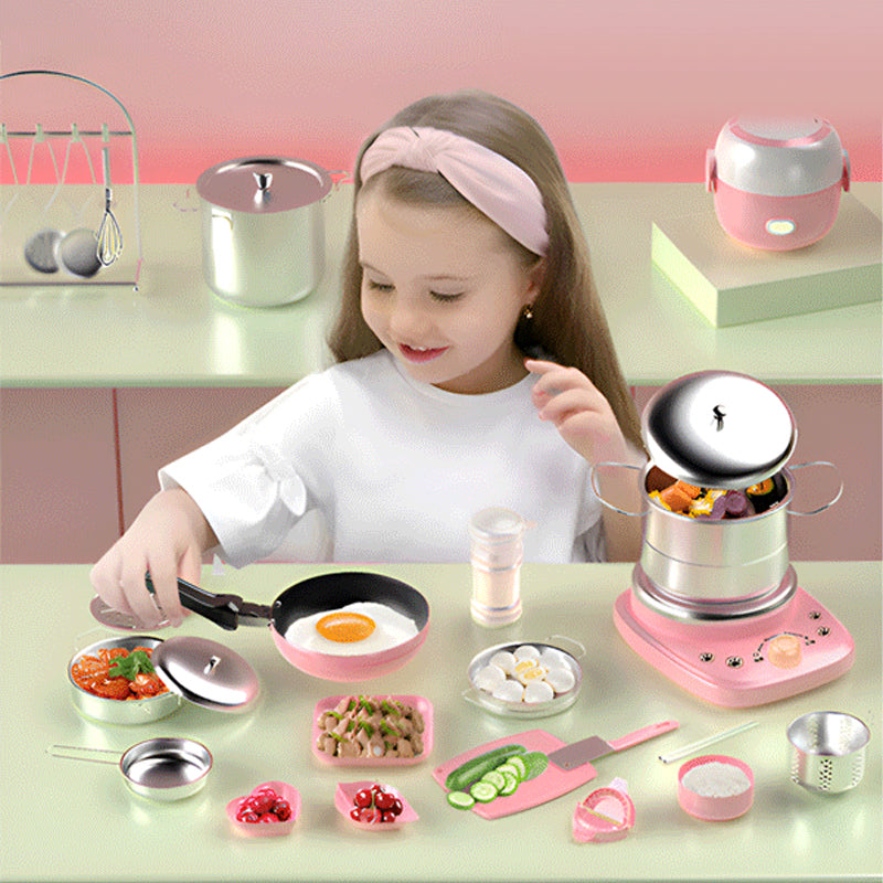 Kids Cooking Sets Real- Safe Mini Kitchen Set