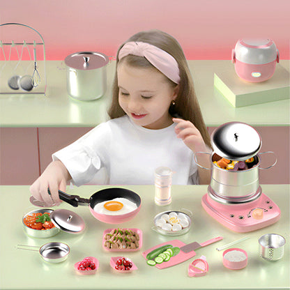 Kids Cooking Sets Real- Safe Mini Kitchen Set
