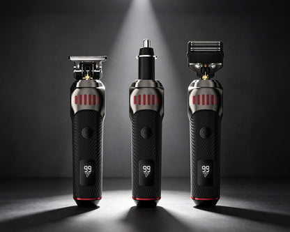 Cordless 3-in-1 Electric Beard Trimmer Kit