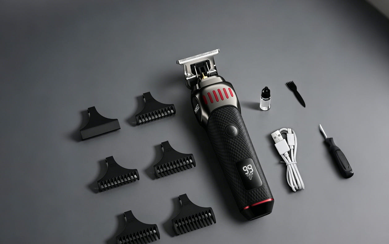 Cordless 3-in-1 Electric Beard Trimmer Kit