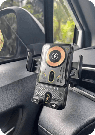 Smart Sensing Phone Holder, Car Fast Charging Wireless Charger