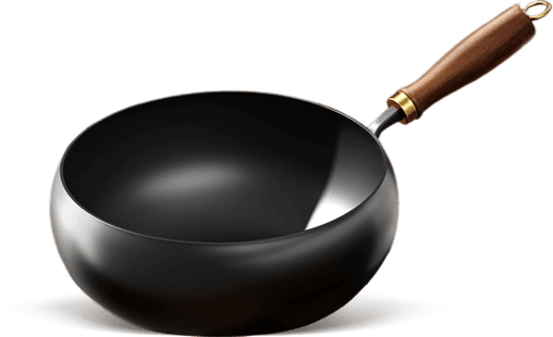 Wok antiadherente utensilios de cocina