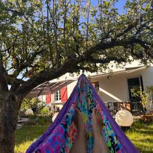 Recycled Hammock with Straps