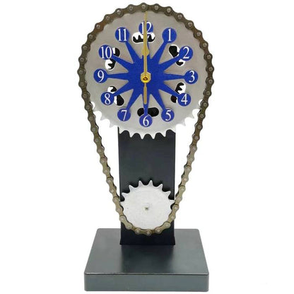 MOTORIZED ROTATING CHAIN CLOCK