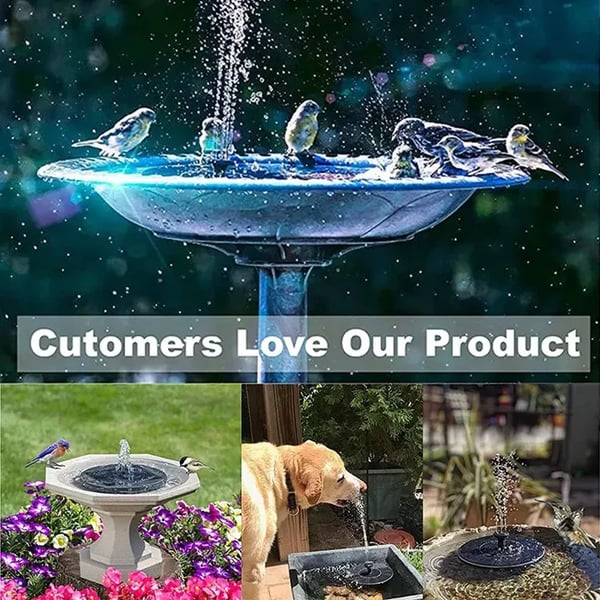 Solar Powered Fountain