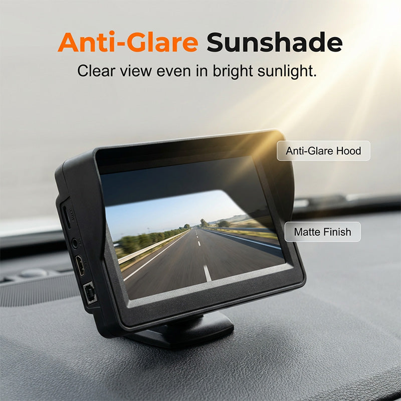 One Screen Shades, Dual Views Unfold. 🚗✨ Your Car's HD Entertainment Display.