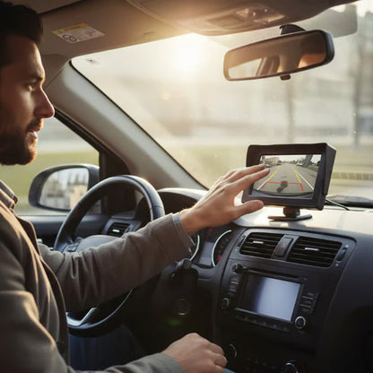 One Screen Shades, Dual Views Unfold. 🚗✨ Your Car's HD Entertainment Display.