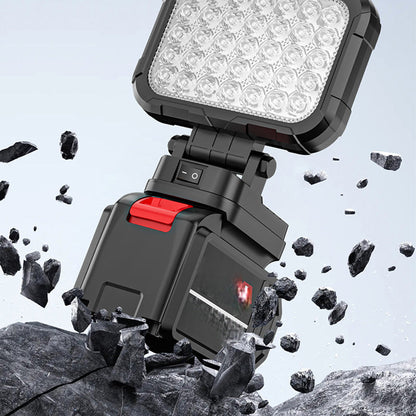 Rotatable LED Work Light – With Dual USB Power Bank Function
