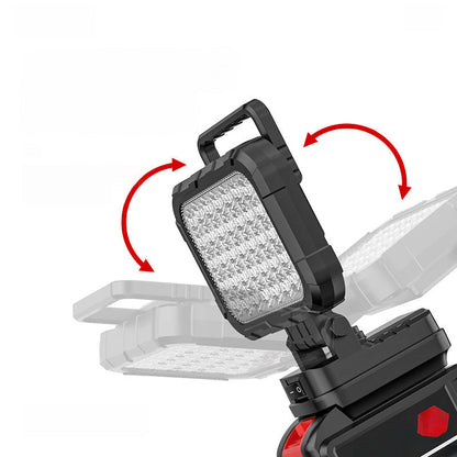 Rotatable LED Work Light – With Dual USB Power Bank Function