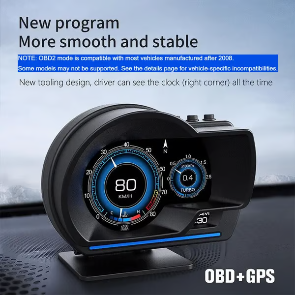 Drive Safer Without Looking Down – Smart HUD Display
