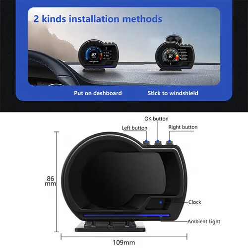 Drive Safer Without Looking Down – Smart HUD Display
