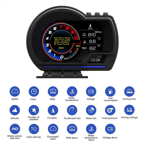 Drive Safer Without Looking Down – Smart HUD Display