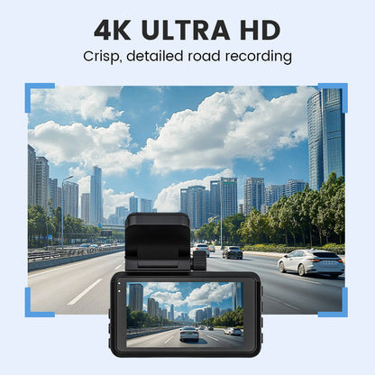 4K Ultra HD Dashcam with Night Vision & Wi-Fi